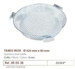 RIVE rosta 850038 Tamis Inox D 420 mm - Maille 8 mm