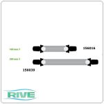   RIVE Barre de liaison - non-open (átkötő adapter) - D36 alu, fekete 156016; 156039; 156017; 156038