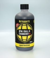 Nutrabaits - BFM Krill & Cranberry+ Liquid Booster 500ml
